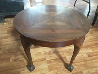 Round Ball & Claw Side Table