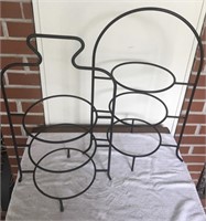 Lot of 2 Plate Stands