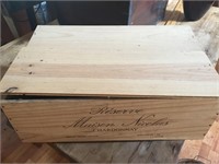 Maison Nicolas Chardonnay Wood Crate w/ Lid