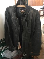 Harley Davidson XXL Distressed Leather Jacket
