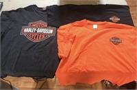 Lot of 3 Harley Davidson Tshirts XXL & XXXL