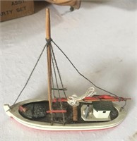 Mini Wood Troller Boat