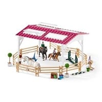Riding School with riders and horses Schleich