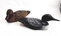 HAND CARVED WOOD DUCK DECOYS #1