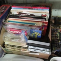 Box of Beatles--books, magazines, DVDs