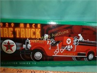Texaco / Ertl 1929 Mack Fire Truck Die Cast Bank