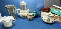 Lot of Teapots, Stoneware,