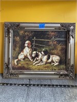 Framed Artwork, Dogs