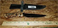 Maxam Fixed Blade Knife with Sheath