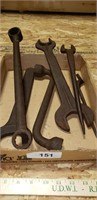 Box of Vintage Tools (Wrenches and Misc)