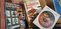 Cookbooks (2) & Quilting Book (1)