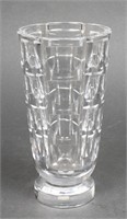 Orrefors Modern Cut Crystal Vase
