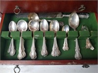 128 Pc Sterling Silver Flatware Set by "Towle"