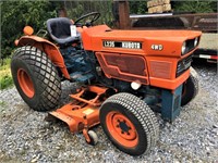 Kubota L235 Tractor W/ 60'' Belly Mower