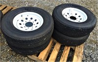 (4X) New TowMax ST 235/80R16 Trailer Tires