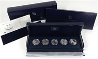 2011 Silver Eagle 5-coin Anniversary Set