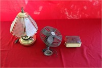 Casco Fan (no Plug), Clock and Lamp