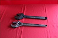 Two 18" Crescent Wrenches