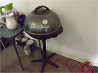 George Foreman Electric Grill on Stand