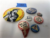 Vintage Buttons and Pins