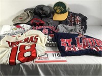 St. Louis Cardinals t-shirts, vest, hat (L/XL)