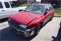 1997 Red Subaru Outback