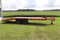 Kruger HD above deck trailer with ramps
