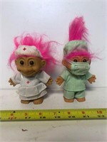 Nurse and Surgeon Troll Dolls