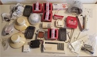 Huige Lot Of Misc Fire Alarm System Components