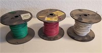 Three Spools Misc Electrical Wire