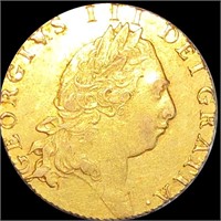 1793 George III Gold Guinea Coin NEARLY UNC