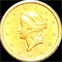 1852-O Rare Gold Dollar CLOSELY UNCIRCULATED