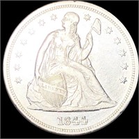 1844 Seated Liberty Dollar CLOSELY UNCIRCULATED