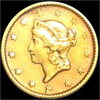 1852 Rare Gold Dollar NEARLY UNCIRCULATED