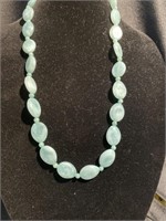 Amazonite stone necklace 13 inch drop