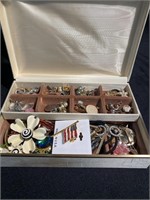 Jewelry box full of all kinds of jewelry some