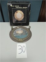 Brass Porthole Mirror