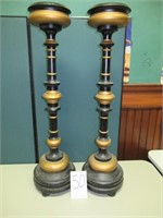 Set of 2 Large Candle Stands