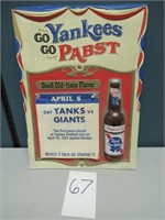 Yankees / Pabst Beer Advertising