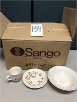 Sango 45 pc Dishware set