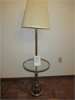 Brass Base Table Floor Lamp