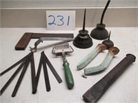 Misc Tool Lot with Oilers