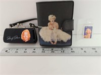 Marilyn Collection Change Purse, 1 Wallet, 1 Stamp