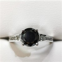 $6000 14K  Black Diamond(2ct) Diamond (0.25Ct,Si2-