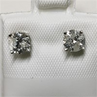 $4495 14K  Diamond (1Ct,I1-I2,G-H) Earrings