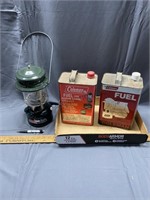 Colman Lantern Adjustable 2 mantle and Fuel and ca
