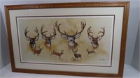 Deer Print by Michael Schreck-Signed 125/950, 42