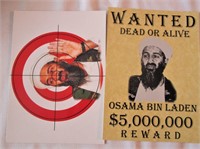 2 Osama Bin Laden Post Cards