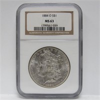 1884-D Morgan Dollar