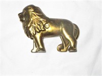 Beautiful Condition Brass Lion Bank